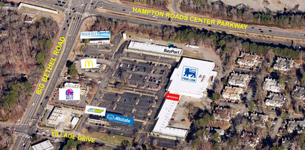 1122-1192 Big Bethel Rd, Hampton, VA - VUE AÉRIENNE  vue de carte