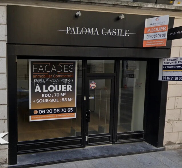 Local commercial dans Paris à louer - Photo de l’immeuble – Image 2 sur 4