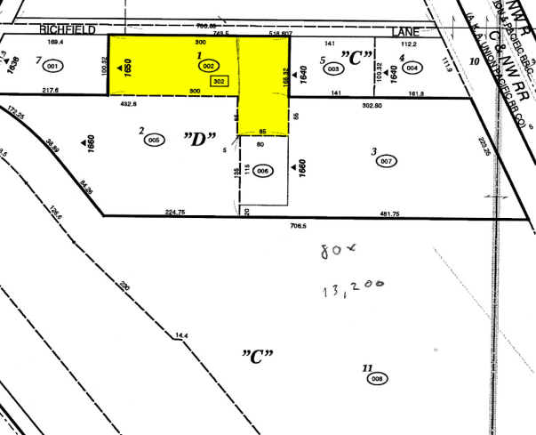 1630 Old Deerfield Rd, Highland Park, IL à louer - Plan cadastral – Image 3 sur 3