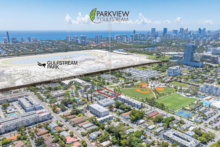 415 SE 3rd Ave, Hallandale Beach, FL à vendre - Aérien – Image 1 sur 12