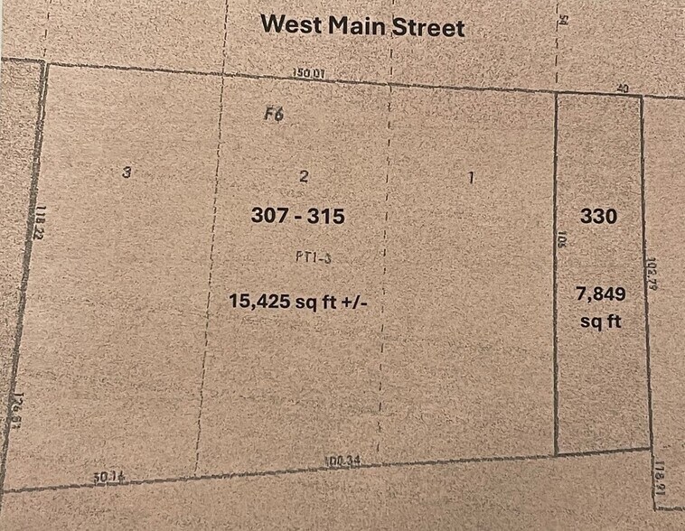 307-315 W Main St portefeuille de 3 biens à vendre sur LoopNet.fr - Photo de l’immeuble – Image 2 sur 5
