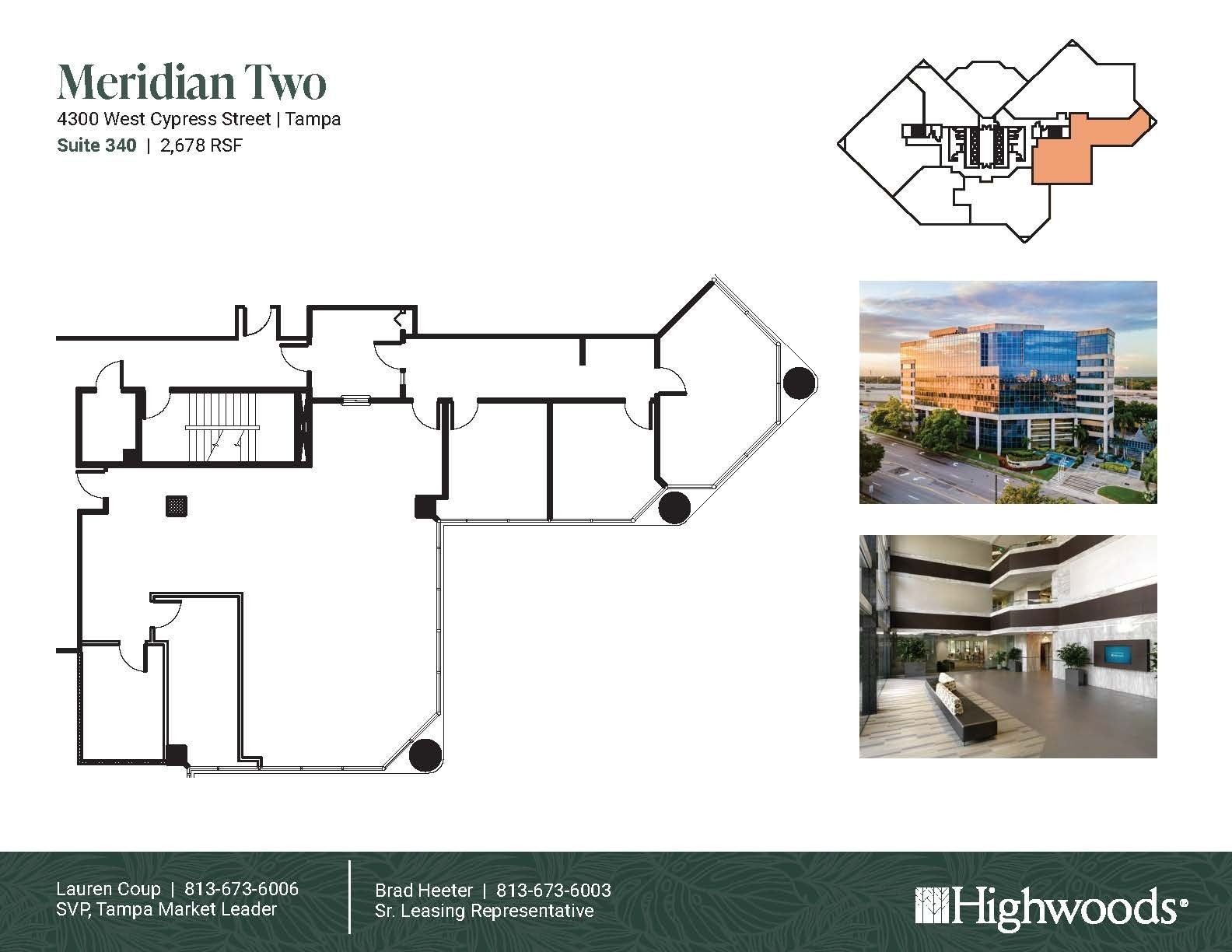 4350 W Cypress St, Tampa, FL à louer Plan d’étage– Image 1 sur 1