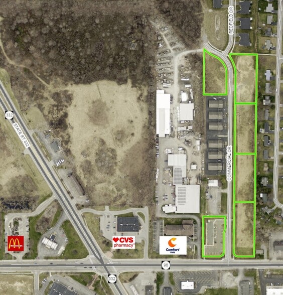 Retail Building Plus Five Lots portefeuille de 6 biens à vendre sur LoopNet.fr - Aérien – Image 2 sur 4