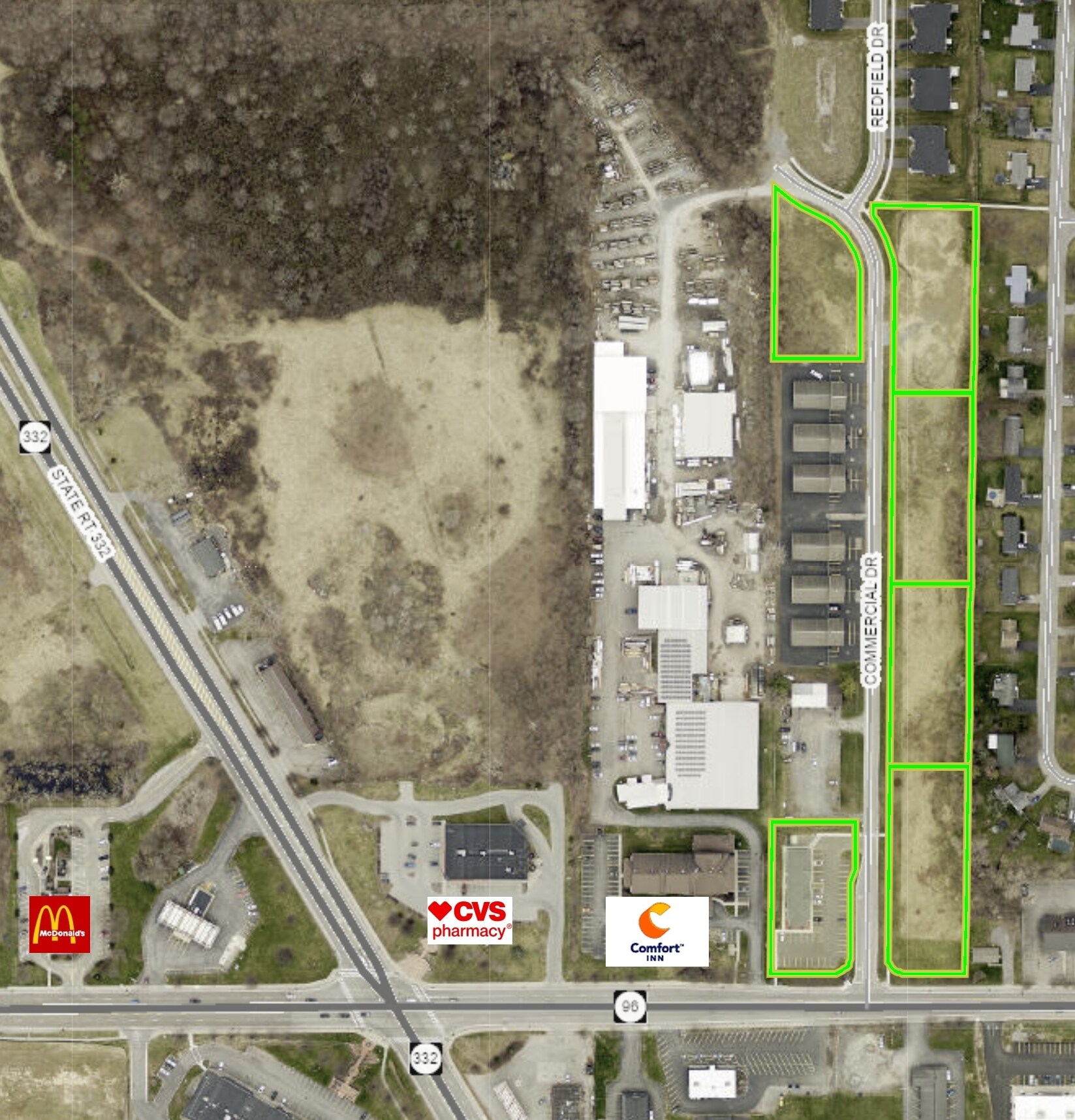 Retail Building Plus Five Lots portefeuille de 6 biens à vendre sur LoopNet.fr Aérien– Image 1 sur 4