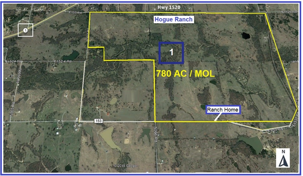 26420 County Road 1520, Allen, OK à vendre - Aérien – Image 1 sur 2