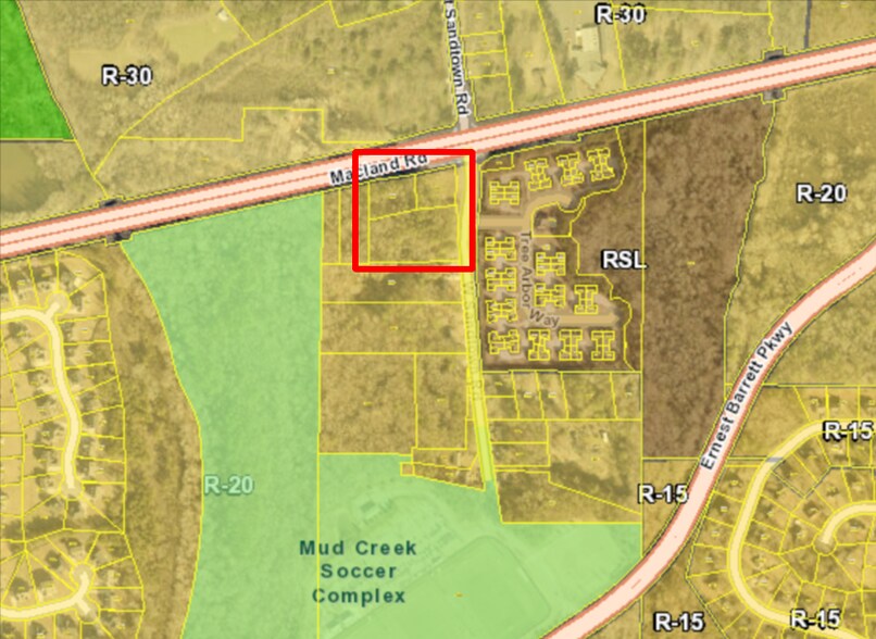 Macland Rd & W Sandtown Rd, Marietta, GA à vendre - Photo de l’immeuble – Image 2 sur 2