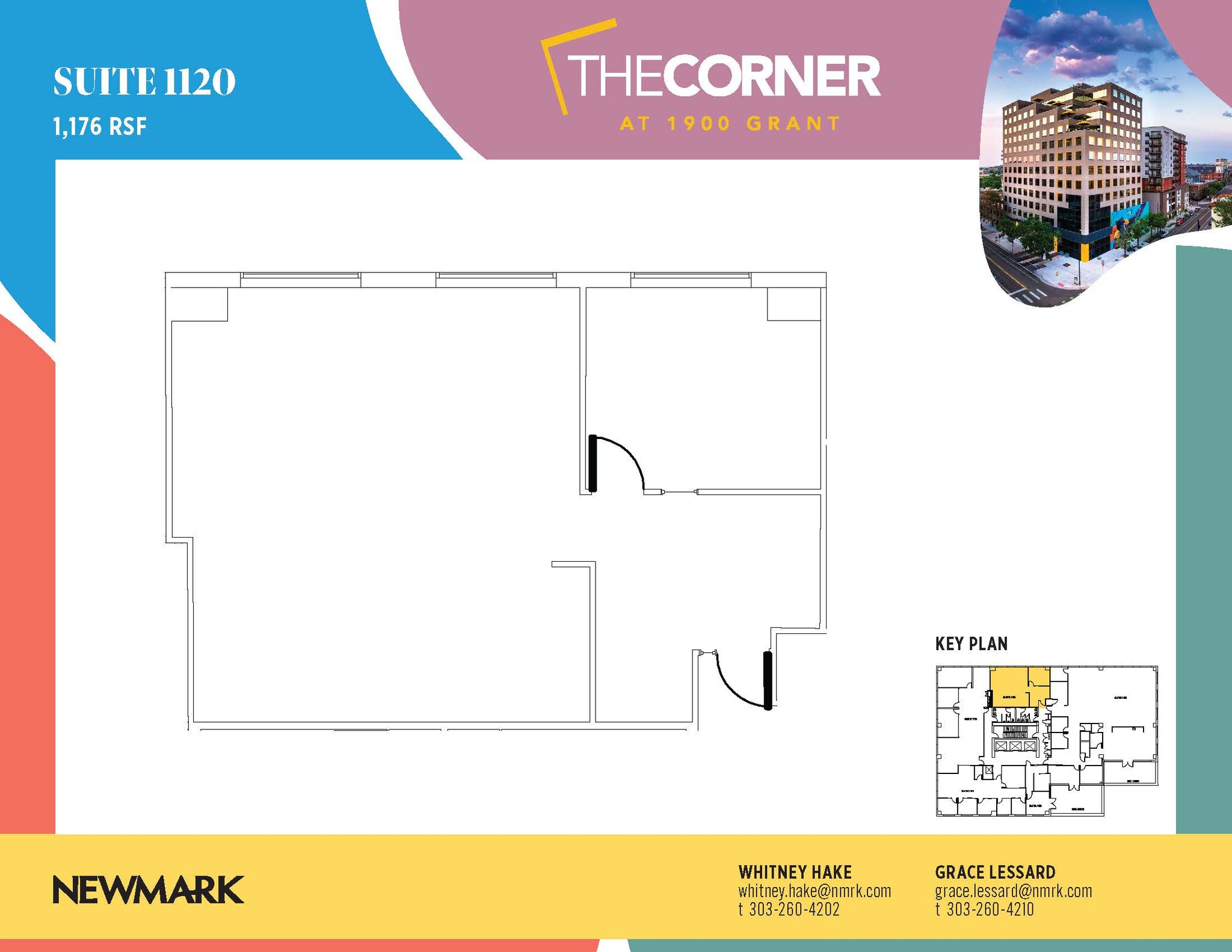1900 Grant St, Denver, CO à louer Plan d’étage– Image 1 sur 1
