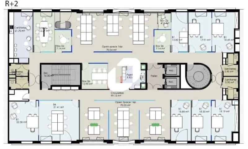 18-20 Rue La Pérouse, Paris à louer - Plan d’étage – Image 3 sur 3