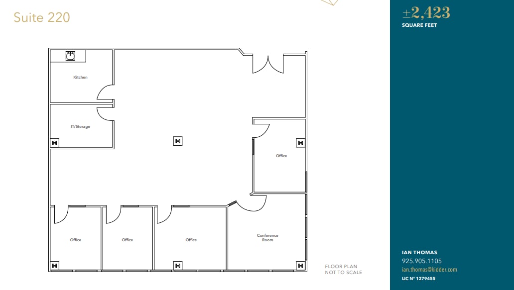 4637 Chabot Dr, Pleasanton, CA à louer Plan d’étage– Image 1 sur 1