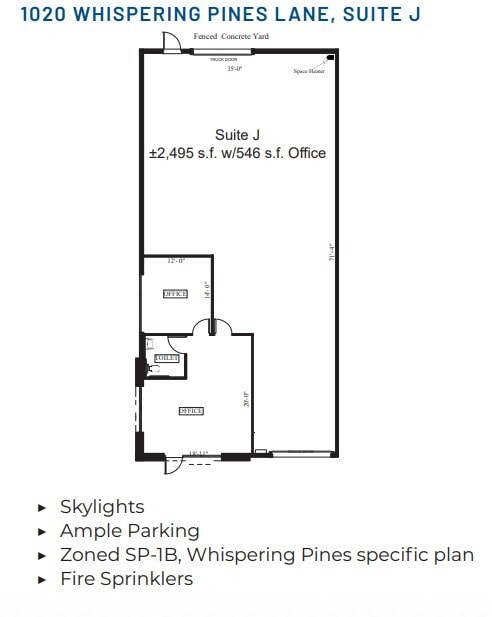 1050 Whispering Pines Ln, Grass Valley, CA à louer Plan d’étage– Image 1 sur 1