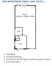 1050 Whispering Pines Ln, Grass Valley, CA à louer Plan d’étage– Image 1 sur 1