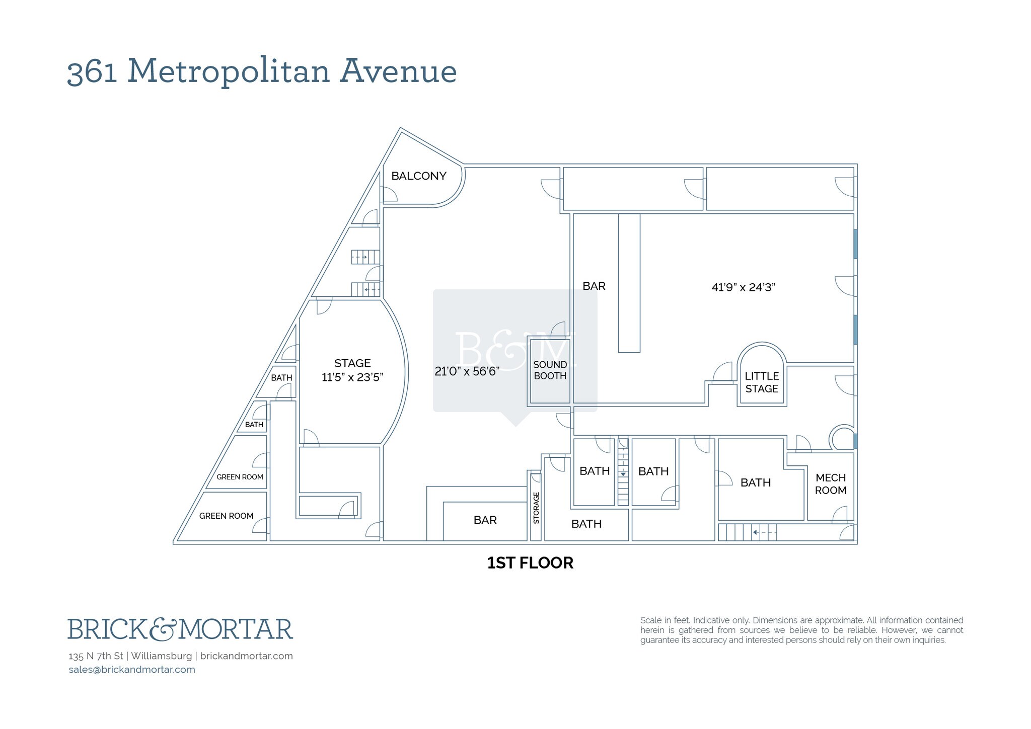 361 Metropolitan Ave, Brooklyn, NY à louer Photo intérieure– Image 1 sur 11