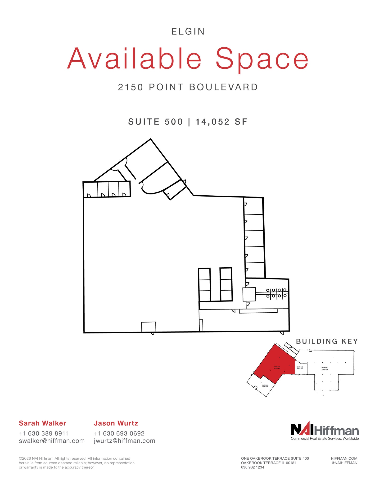 2150 Point Blvd, Elgin, IL à louer Plan d’étage– Image 1 sur 13
