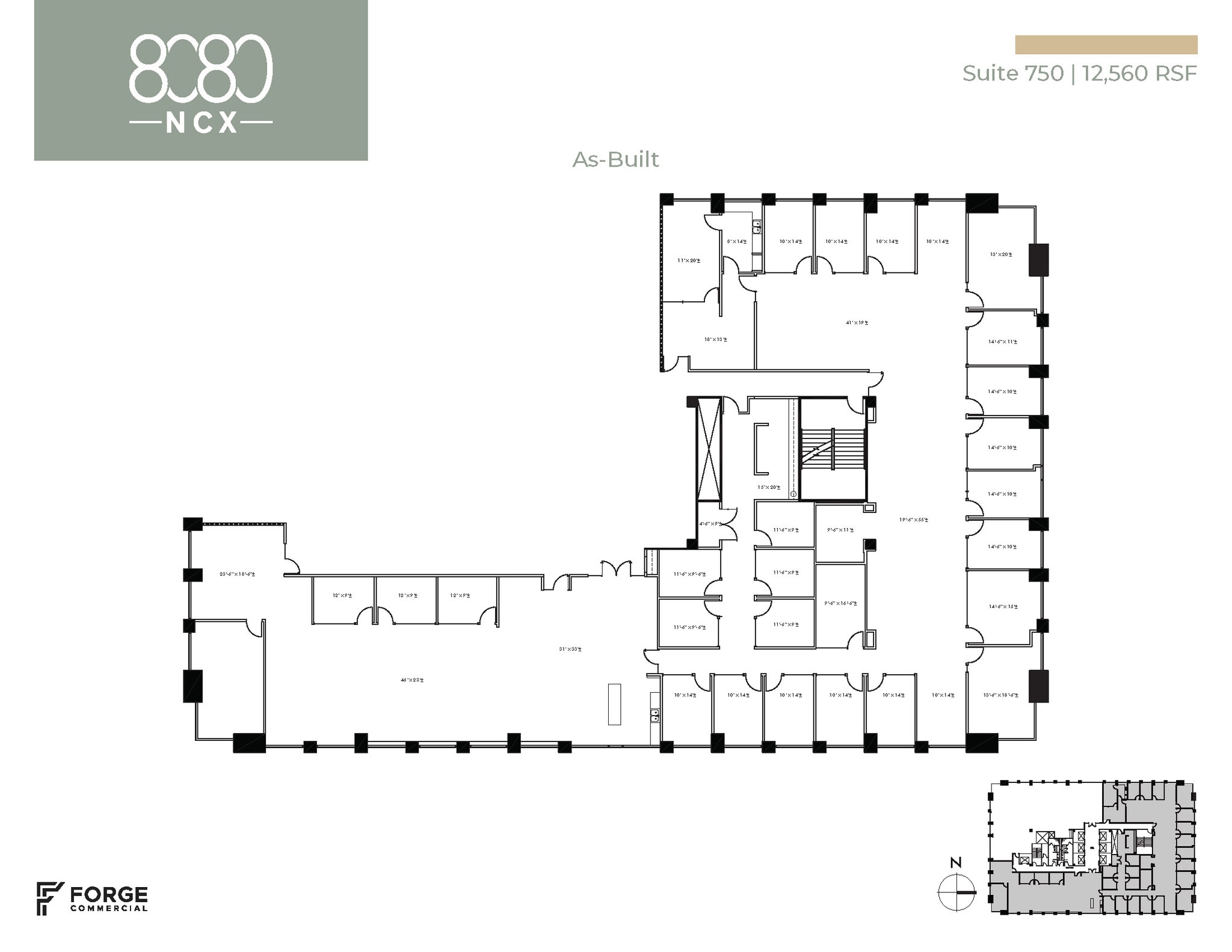 8080 N Central Expy, Dallas, TX à louer Plan d’étage– Image 1 sur 2