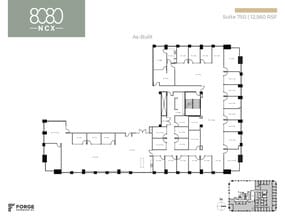 8080 N Central Expy, Dallas, TX à louer Plan d’étage– Image 1 sur 2