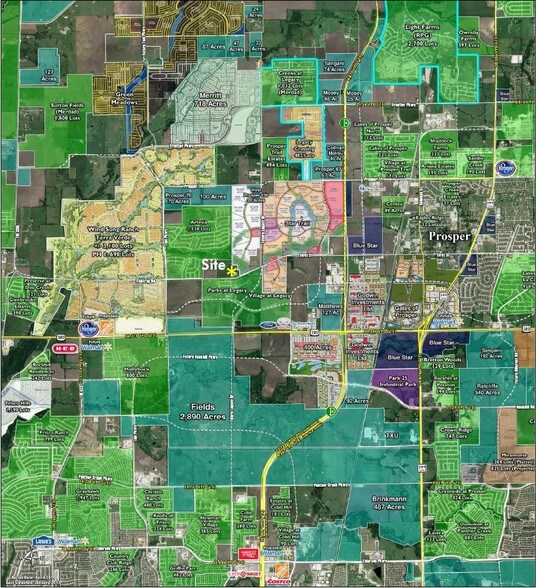 2760 W First St, Prosper, TX à louer - Aérien – Image 2 sur 2