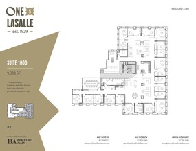 1 N La Salle St, Chicago, IL à louer Plan d’étage– Image 2 sur 2