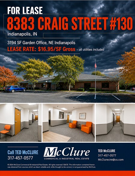 8383 Craig St, Indianapolis, IN à louer - Photo de l’immeuble – Image 1 sur 19