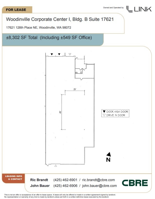 17661-17683 128th Pl NE, Woodinville, WA à louer Plan d’étage– Image 1 sur 1