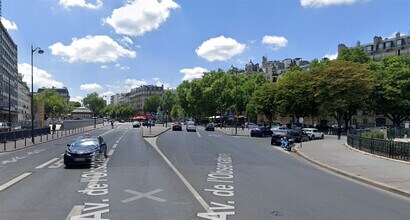 Paris - Vue aérienne  vue de carte