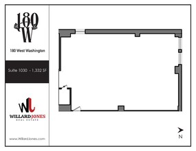 180 W Washington St, Chicago, IL à louer Plan d’étage– Image 1 sur 1