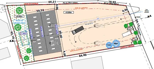 Local d'activités dans Le Rove à vendre - Plan de site – Image 2 sur 3