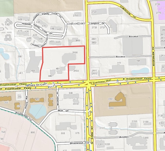 455 E Eisenhower Pky, Ann Arbor, MI à louer - Plan cadastral – Image 2 sur 34