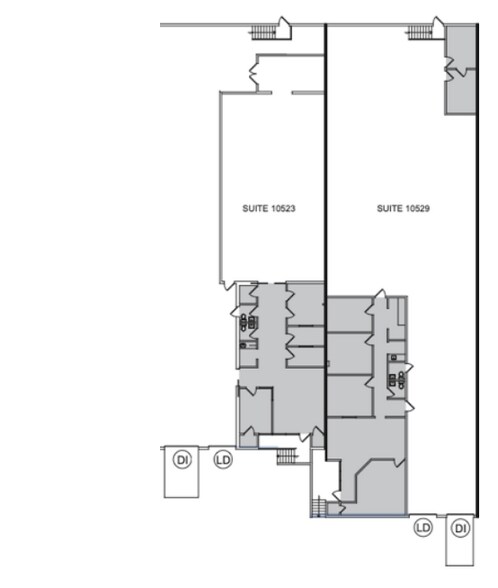 10523-10529 King William Dr, Dallas, TX à louer - Plan d’étage – Image 2 sur 9