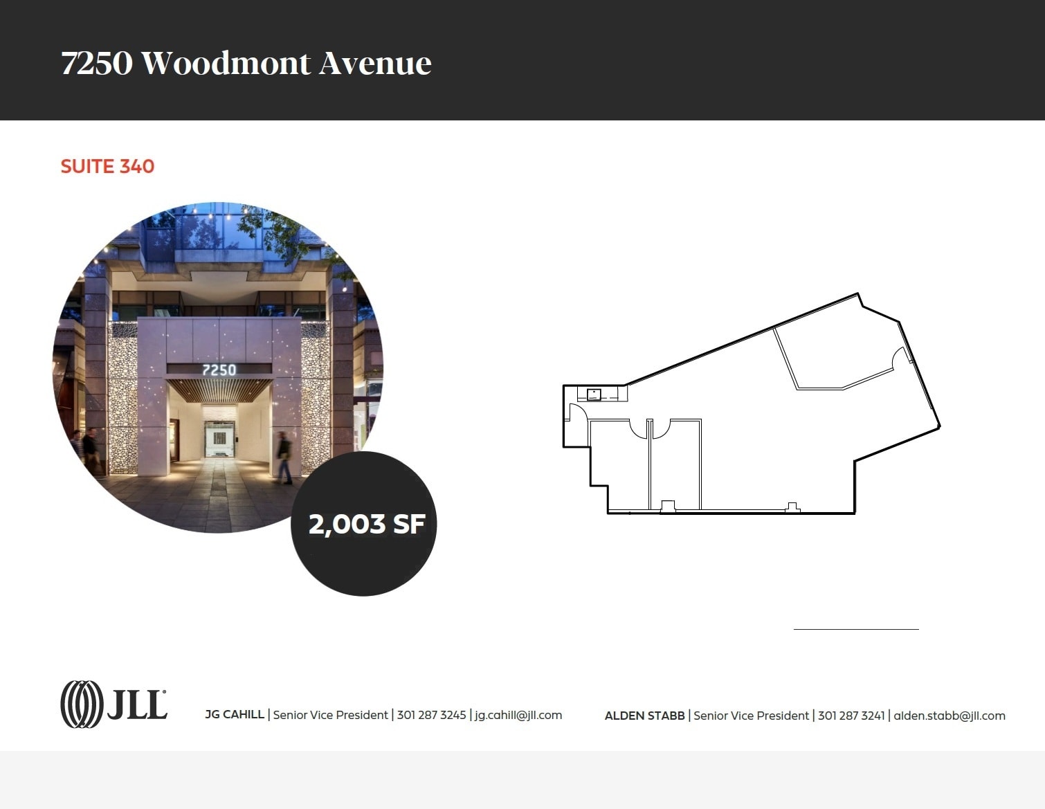 4801-4809 Bethesda Ave, Bethesda, MD à louer Plan d’étage– Image 1 sur 2