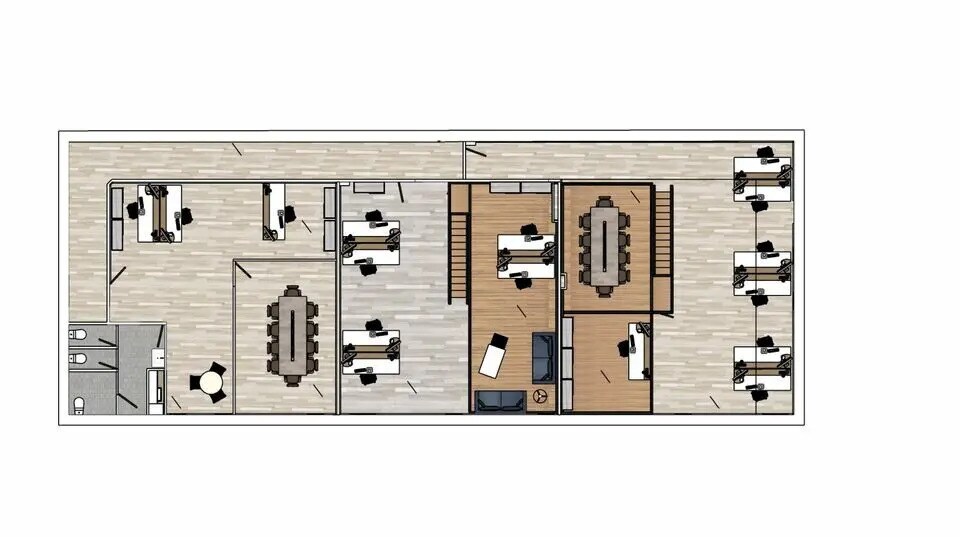 Bureau dans Le Havre à louer - Plan d’étage – Image 2 sur 8