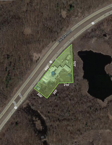 1704 E Highland Rd, Highland Township, MI à vendre - Aérien – Image 2 sur 10