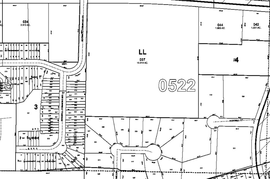 1015-1025 Mansell Rd, Roswell, GA à louer - Plan cadastral – Image 3 sur 8