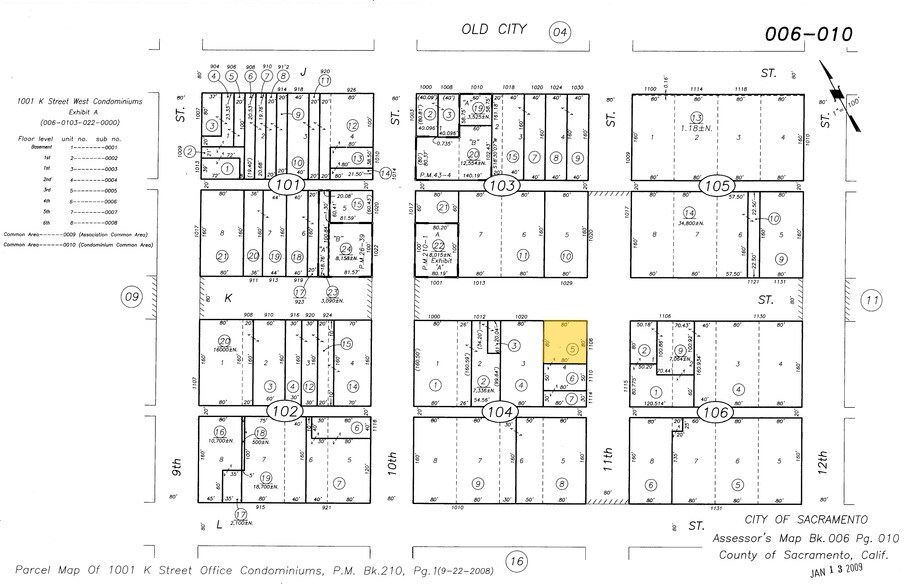 1100-1106 11th St, Sacramento, CA à louer - Plan cadastral – Image 2 sur 37