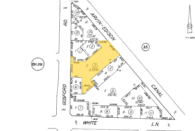 8000 White Ln, Bakersfield, CA à louer - Plan cadastral – Image 3 sur 3