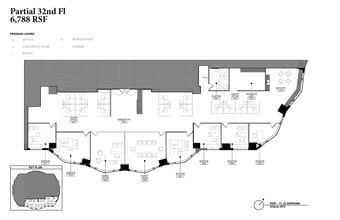 633 W 5th St, Los Angeles, CA à louer Plan d’étage– Image 2 sur 4
