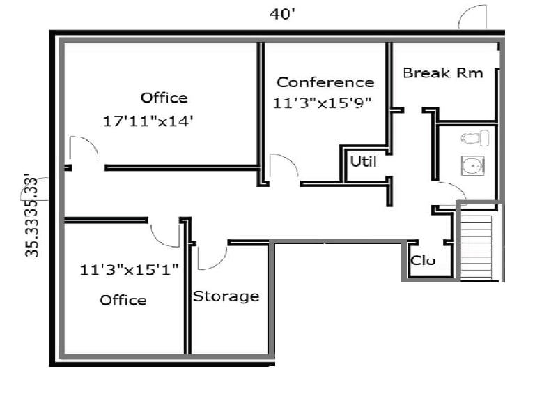 6111 Peachtree Dunwoody Rd NE, Atlanta, GA à louer Plan d’étage– Image 1 sur 1