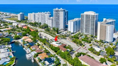 4117 N Ocean Blvd, Fort Lauderdale, FL - Vue aérienne vue de carte