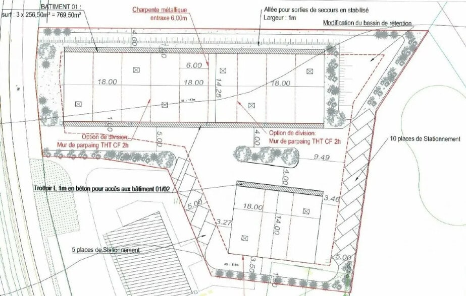Local d’activités dans Saint-Jean-de-la-Neuville à louer - Plan d’étage – Image 2 sur 2