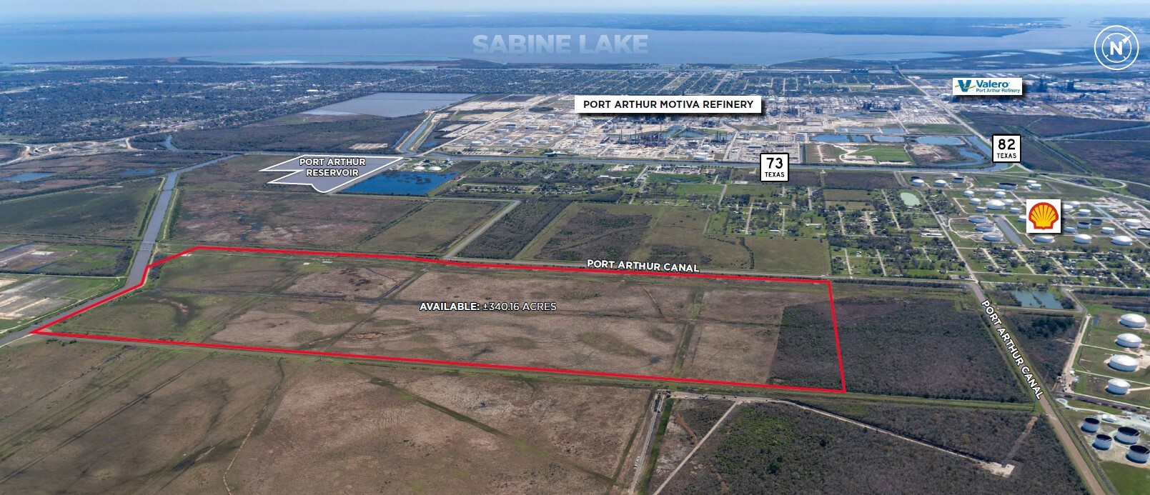 Port Authur, Port Arthur, TX à vendre Aérien– Image 1 sur 2