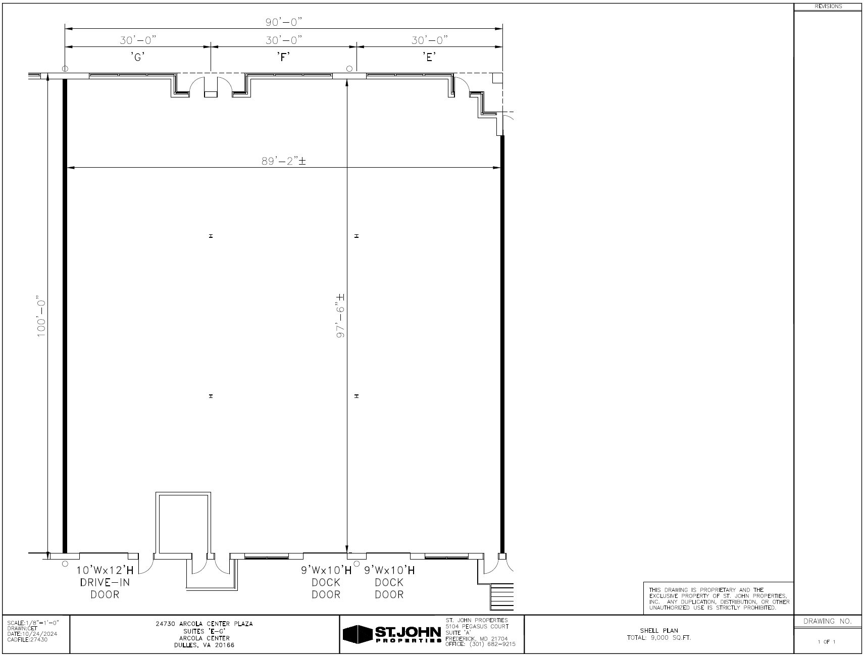 Dulles West Blvd, Dulles, VA à louer Plan d’étage– Image 1 sur 1