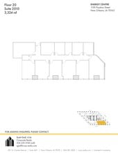 1100 Poydras St, New Orleans, LA à louer Plan de site– Image 1 sur 1