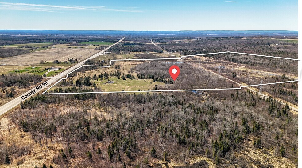 4518 County Rd 90, Springwater, ON à vendre - Aérien – Image 2 sur 7