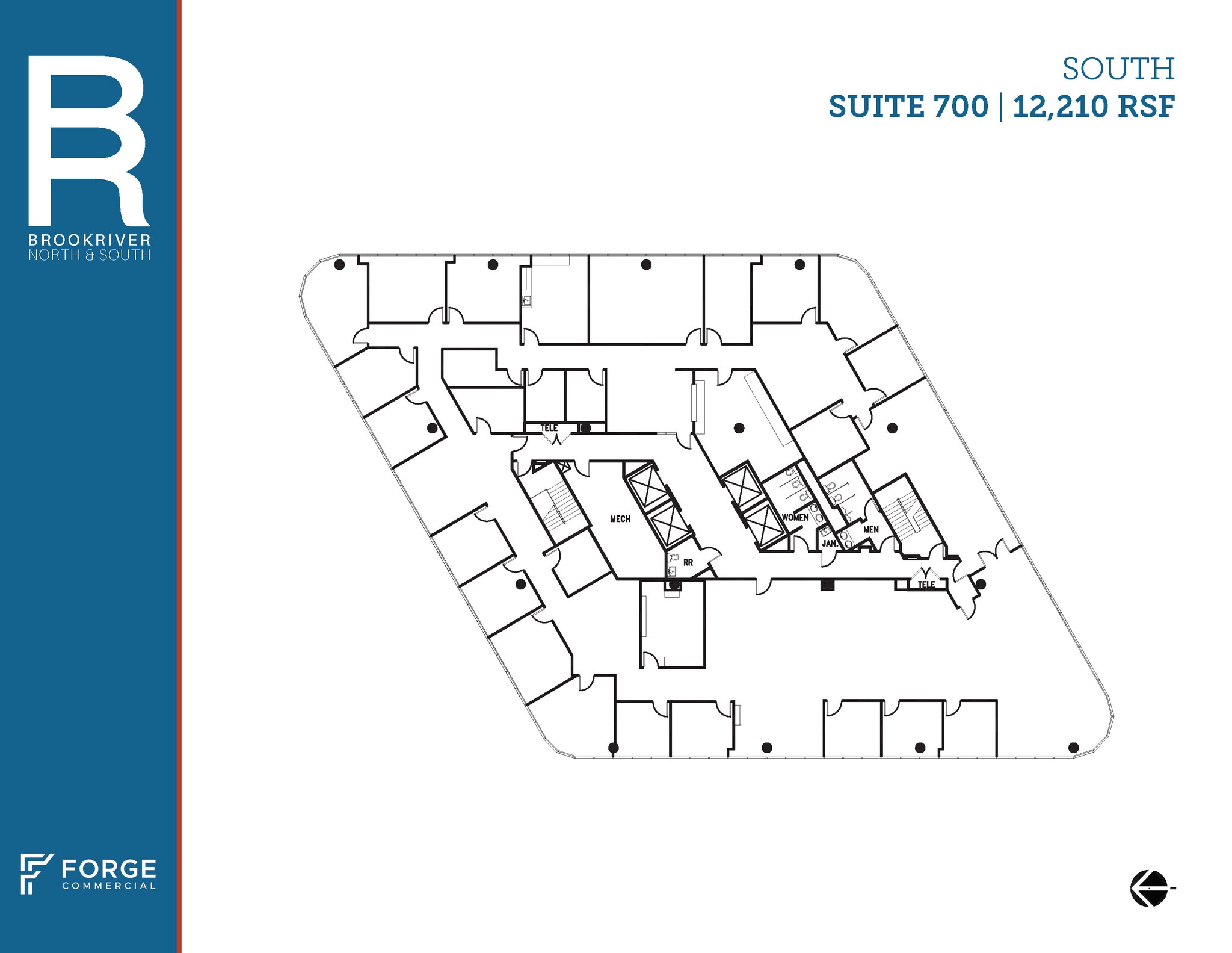 8200 Brookriver Dr, Dallas, TX à louer Plan d’étage– Image 1 sur 1