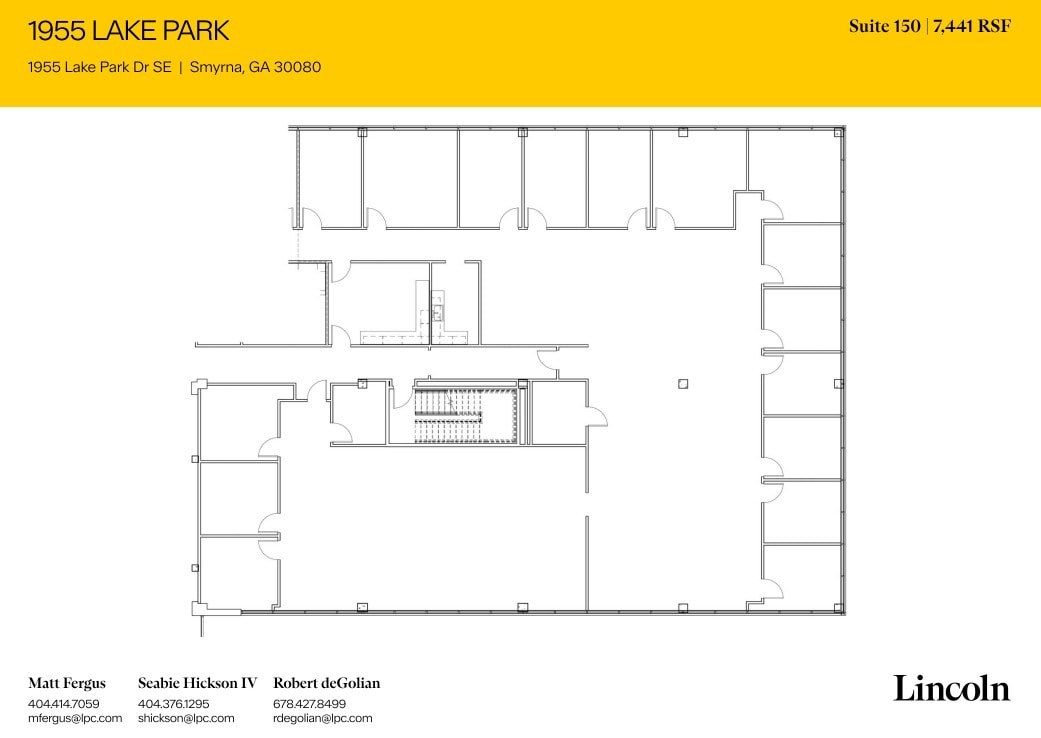 1955 Lake Park Dr SE, Smyrna, GA à louer Plan d’étage– Image 1 sur 1