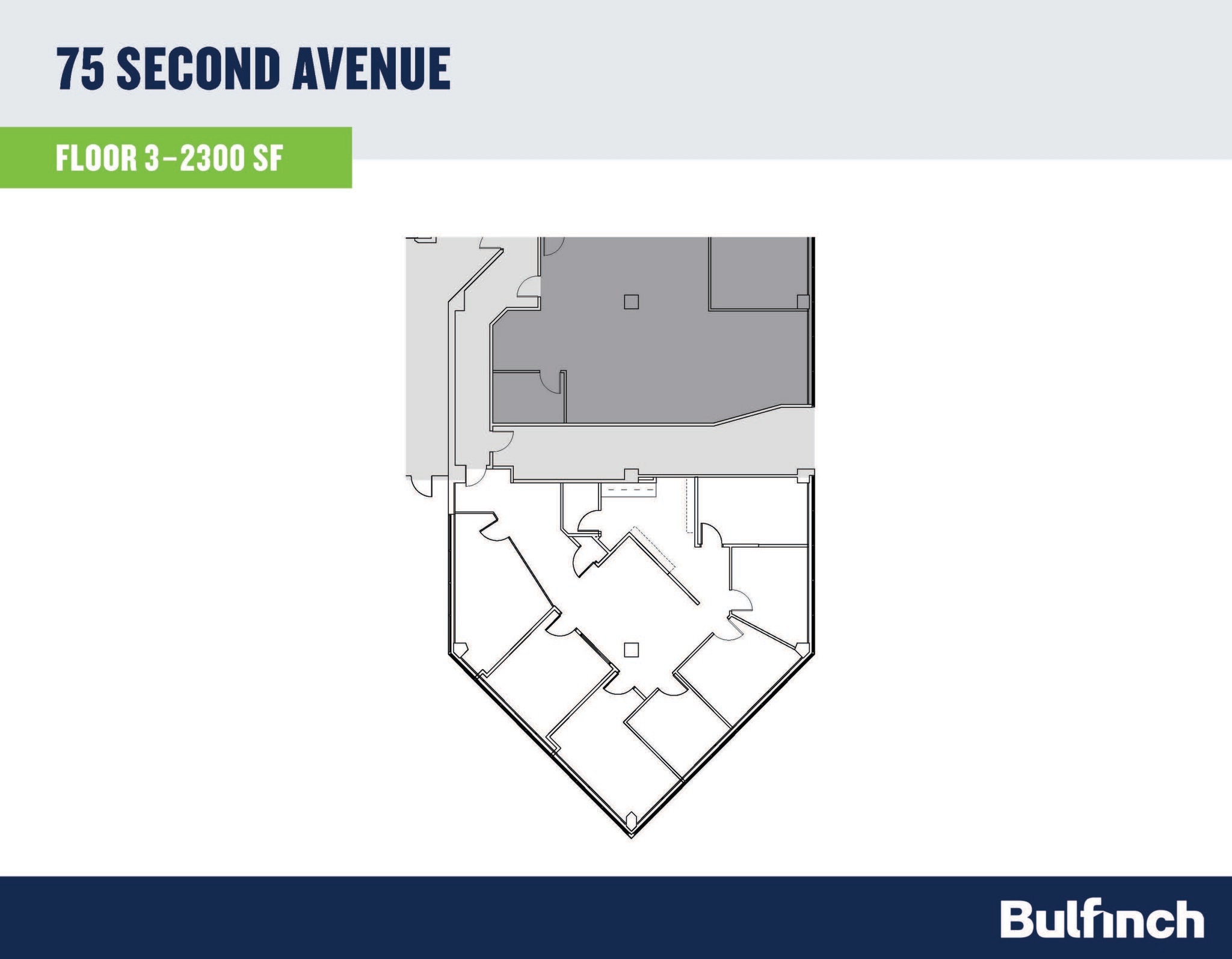 75 Second Ave, Needham, MA à louer Plan d’étage– Image 1 sur 1