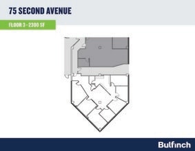 75 Second Ave, Needham, MA à louer Plan d’étage– Image 1 sur 1
