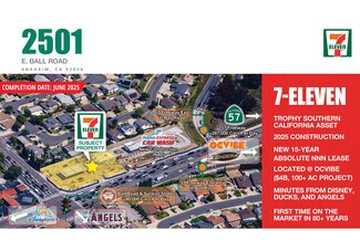 Plus de détails pour 2501 E Ball Rd, Anaheim, CA - Local commercial à vendre
