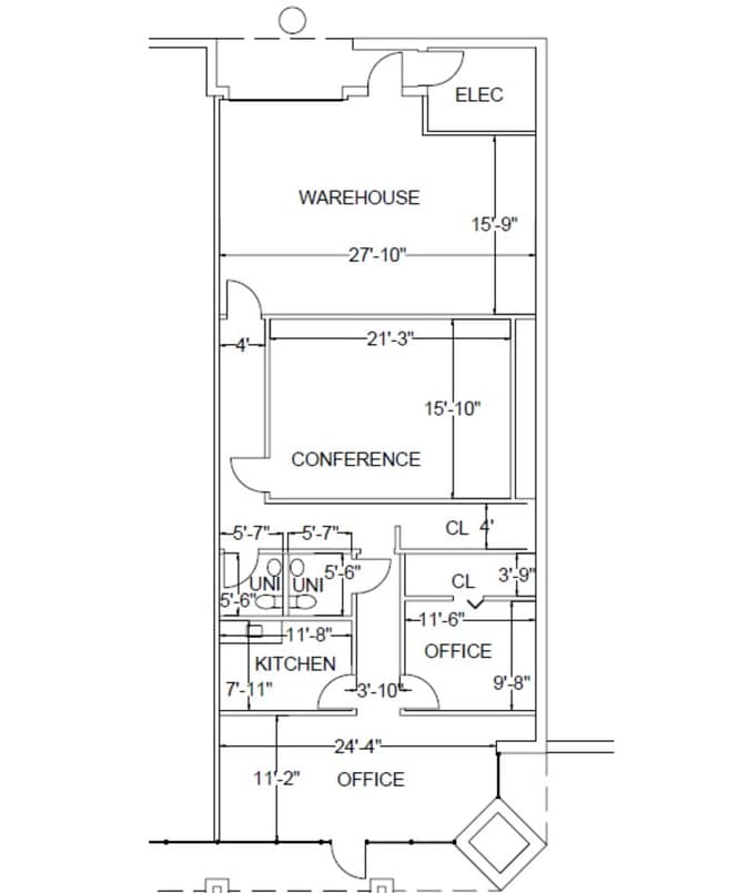 1335 Capital Circle, Marietta, GA à louer Plan d’étage– Image 1 sur 1