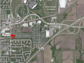 841-881 E Warren St, Gardner, KS - VUE AÉRIENNE vue de carte - Image1