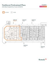 2055 W Hospital Dr, Tucson, AZ à louer Plan d’étage– Image 1 sur 1